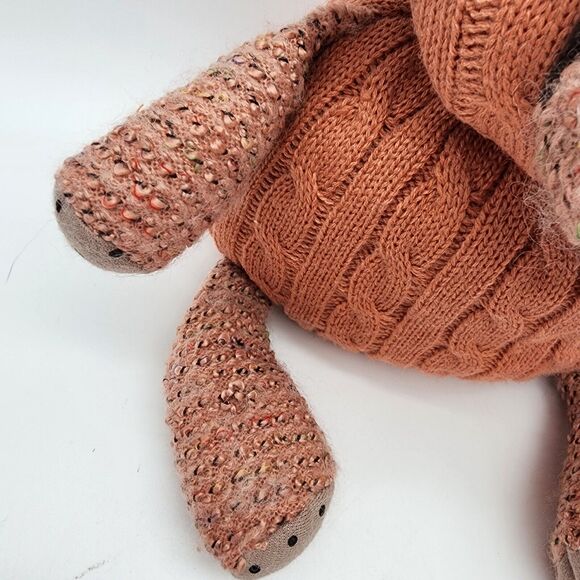 Nat & Jules Murray the Monkey Plush 9" Hand Me Down Stuffed Animal Knitzies 2013 - Picture 3 of 11
